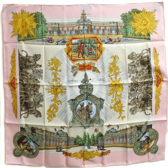 Hermes Silk Scarf Pink - Picture 1 of 6